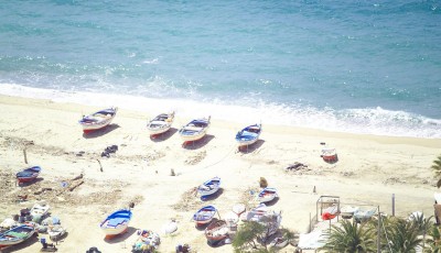 Il mare di Nicotera e le paranze per la pesca