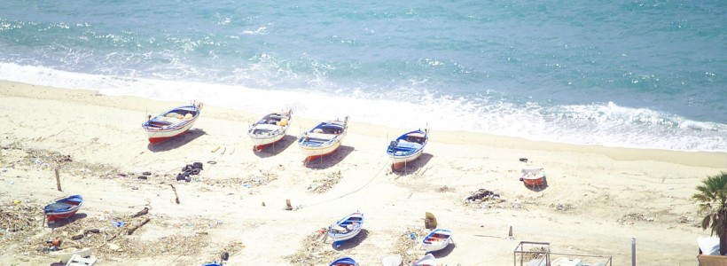 Il mare di Nicotera e le paranze per la pesca